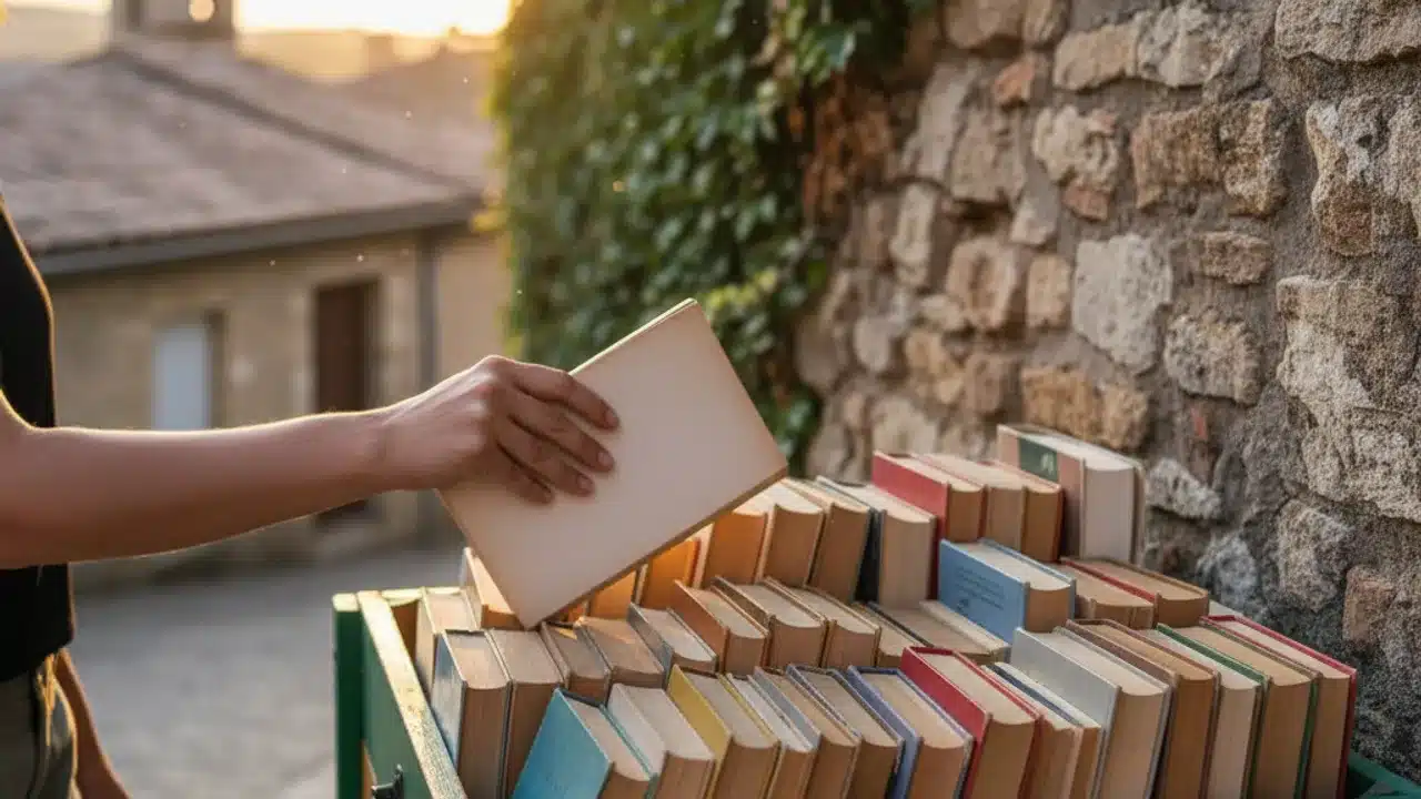 Boîte à livres : don de livres d'occasion dans l'espace public