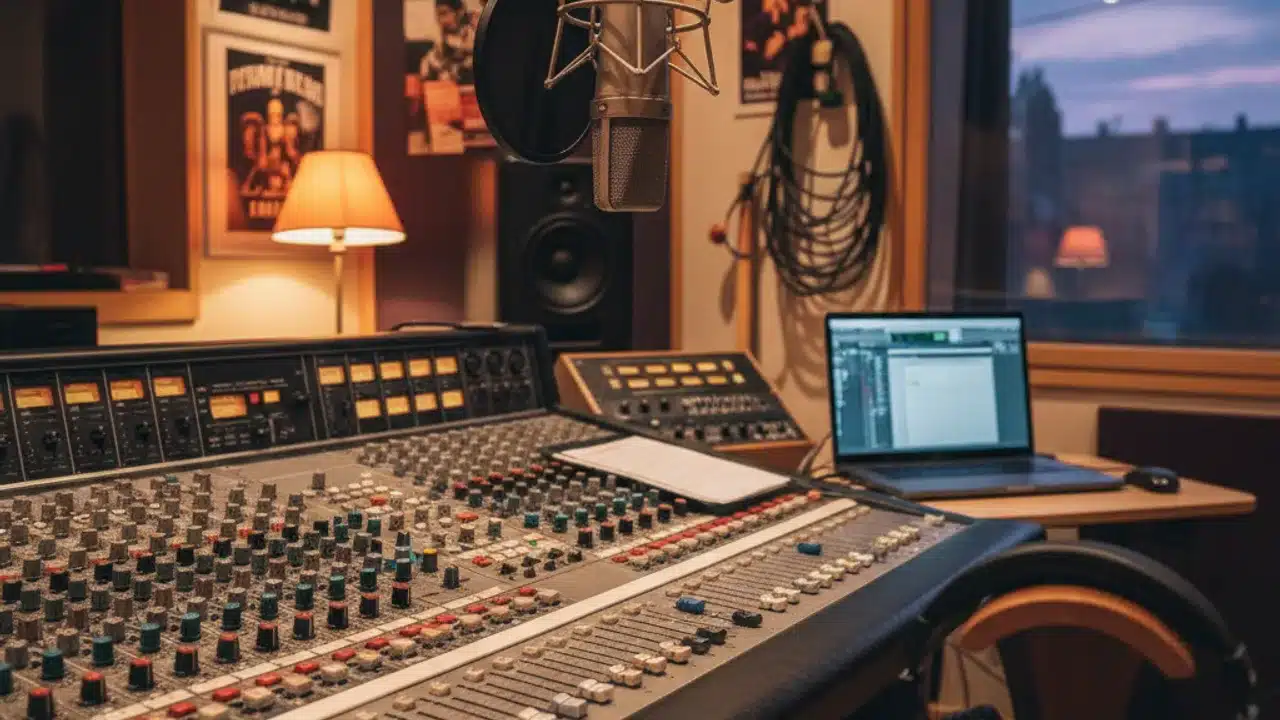 Studio d'enregistrement label indépendant